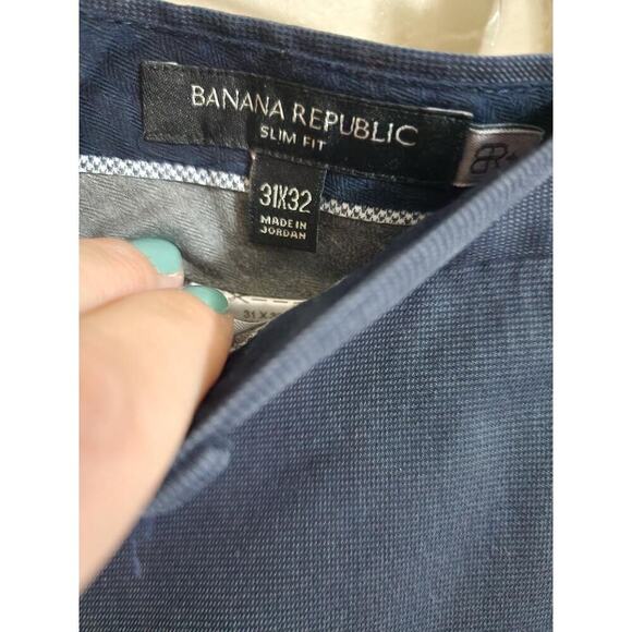 Women's Banana Republic Slim Fit Dress Pant Navy 31X32 - Picture 2 of 5